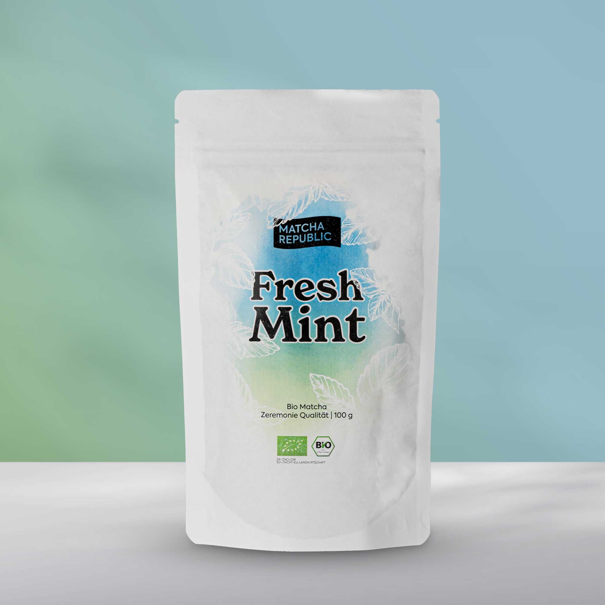 Bio-Matcha mit Minz-Geschmack
